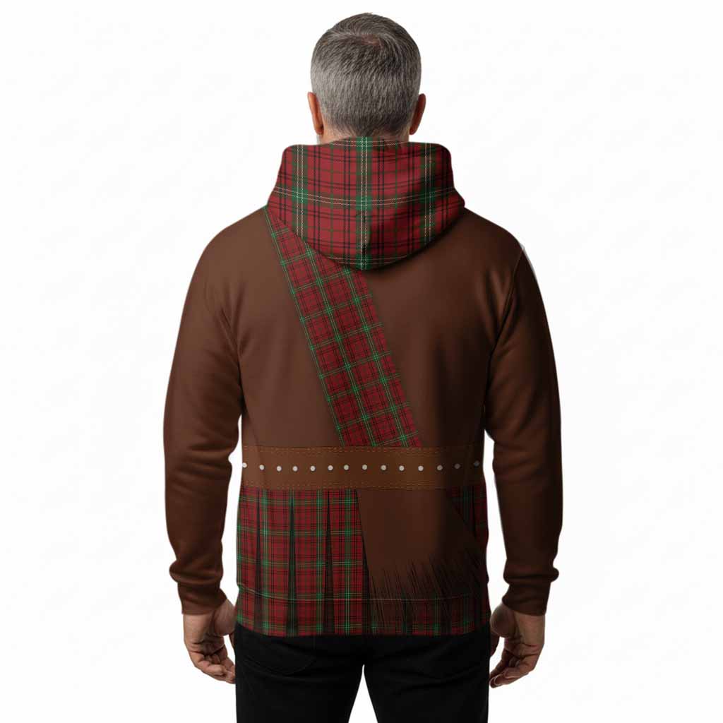 Morrison Tartan Crest Hoodie Kilt Costume Style