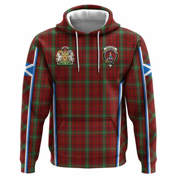 Morrison Tartan Crest Hoodie Scotland Coat of Arm Flag Style - Tartan Vibes Clothing