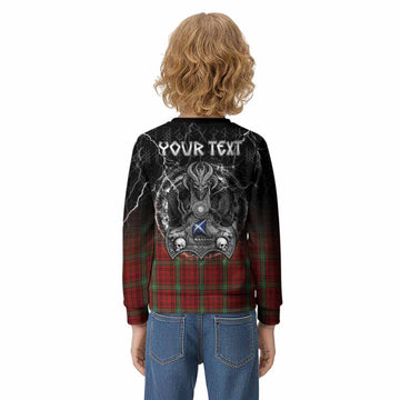 Morrison Tartan Crest Kid Knitted Sweatshirt Celtic Odin's Raven Legacy