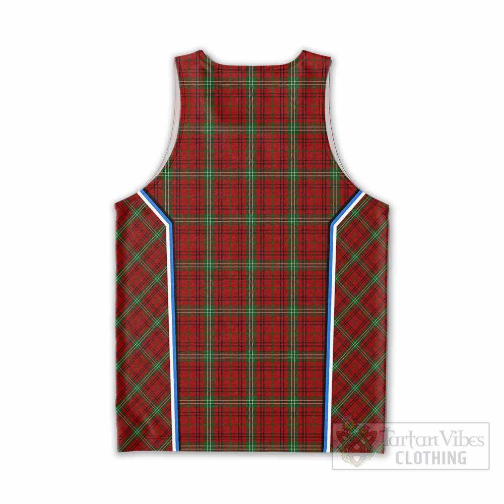 Morrison Tartan Crest Men Tank Top Scotland Coat of Arm Flag Style - Tartan Vibes Clothing