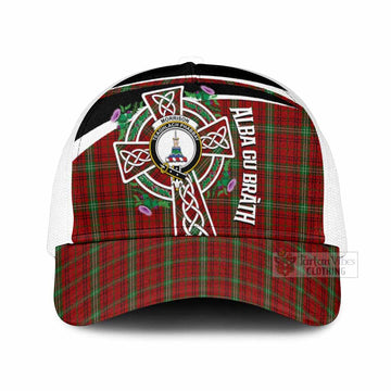 Morrison Tartan Crest Mesh Trucker Cap Scottish Thistle Celtic Cross Alba Gu Brath