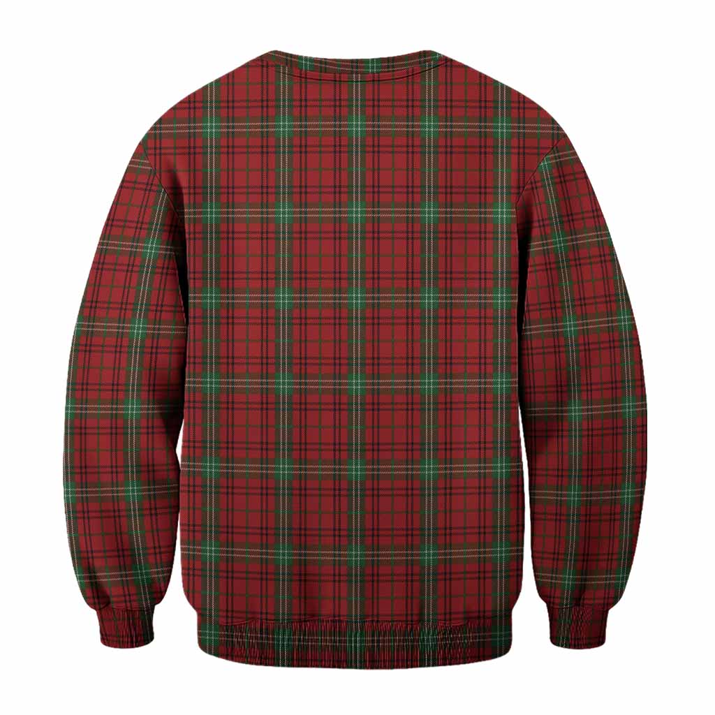 Morrison Tartan Crest Sweatshirt Ferocious Lion Style
