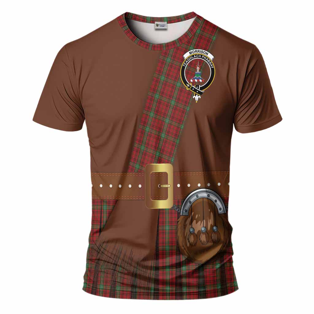 Morrison Tartan Crest T-Shirt Kilt Costume Style