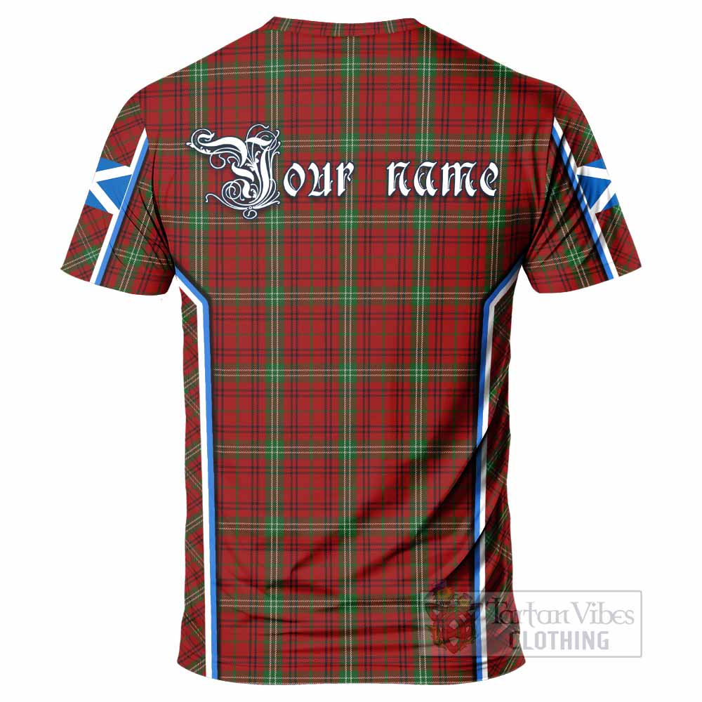 Morrison Tartan Crest T-shirt Scotland Coat of Arm Flag Style - Tartan Vibes Clothing