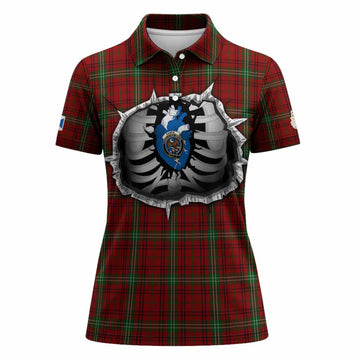 Morrison Tartan Crest Women Polo Shirt Scotland In My Veins