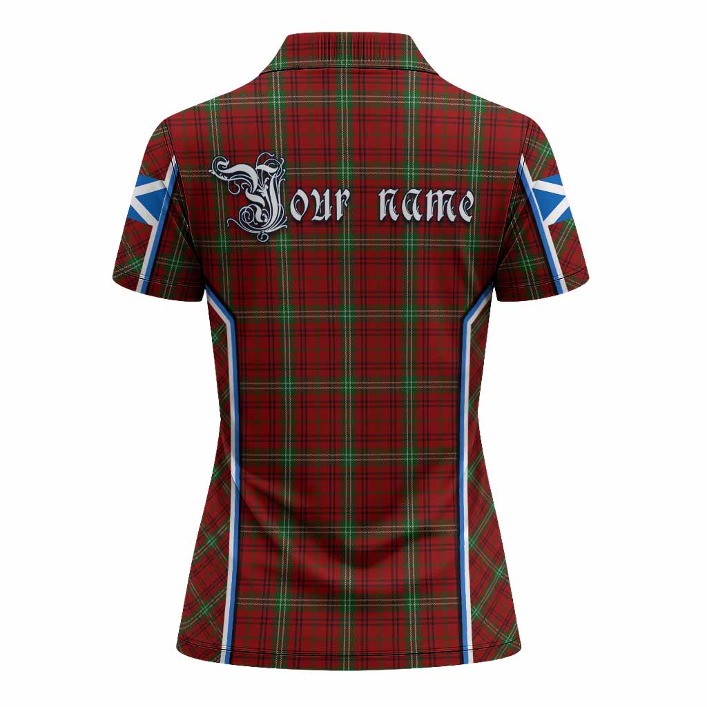 Morrison Tartan Crest Women's Polo Shirt Scotland Coat of Arm Flag Style - Tartan Vibes Clothing