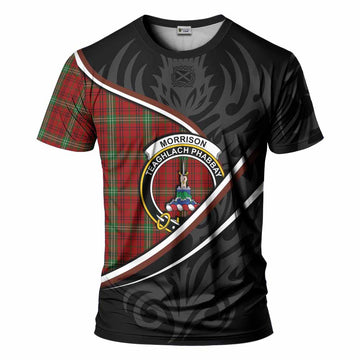 Morrison Tartan Family Crest T-shirt Celtic Scottish Thistle Floral - Tartan Vibes Clothing