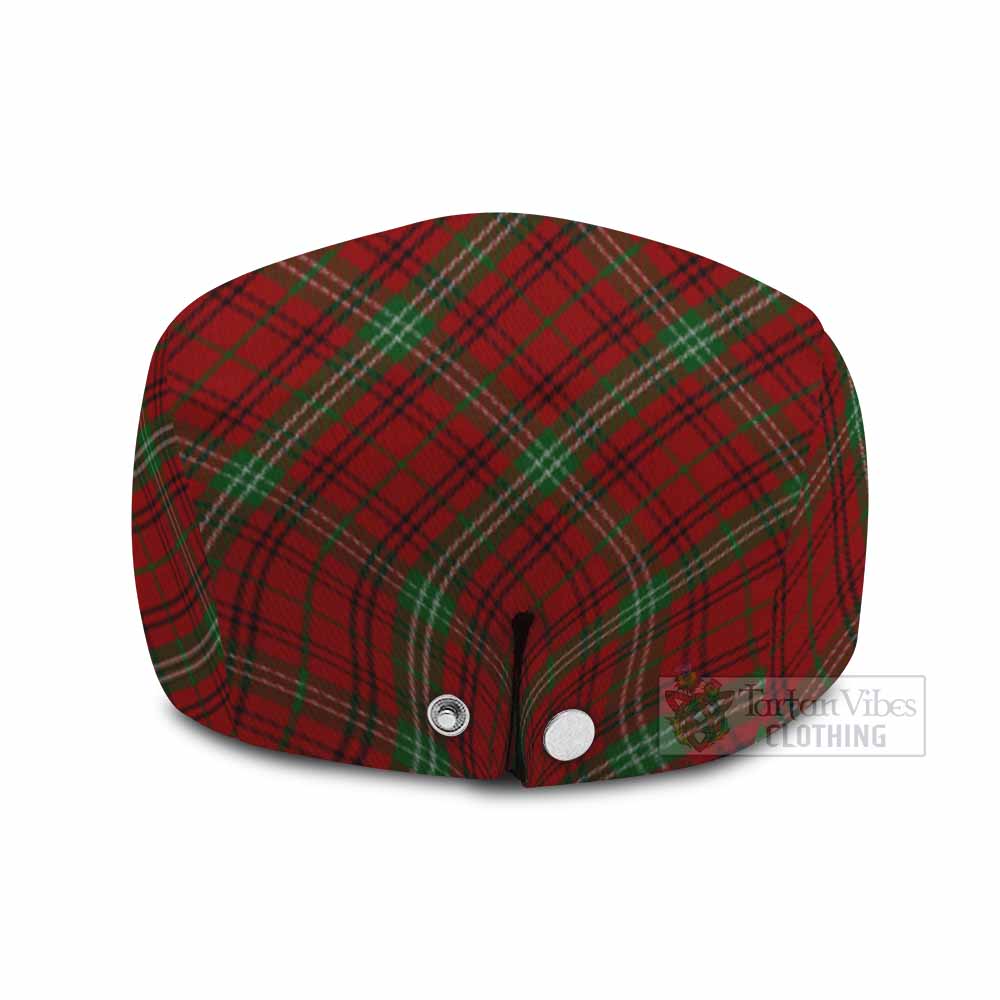 Morrison Tartan Flat Cap, Jeff Cap Cross Style with Family Crest - Tartan Vibes Clothing