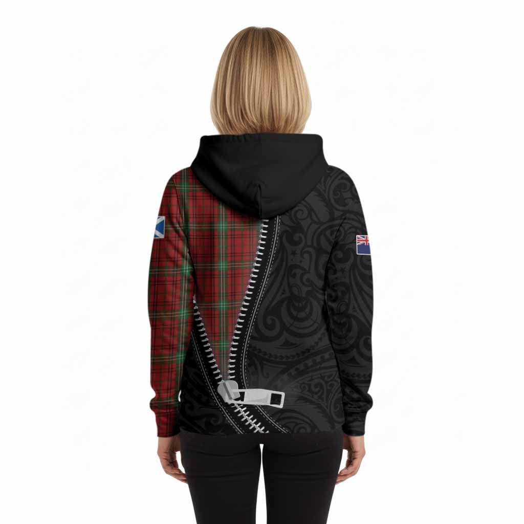 Morrison Tartan Hoodie New Zealand Pattern Unique Zipper Stylized