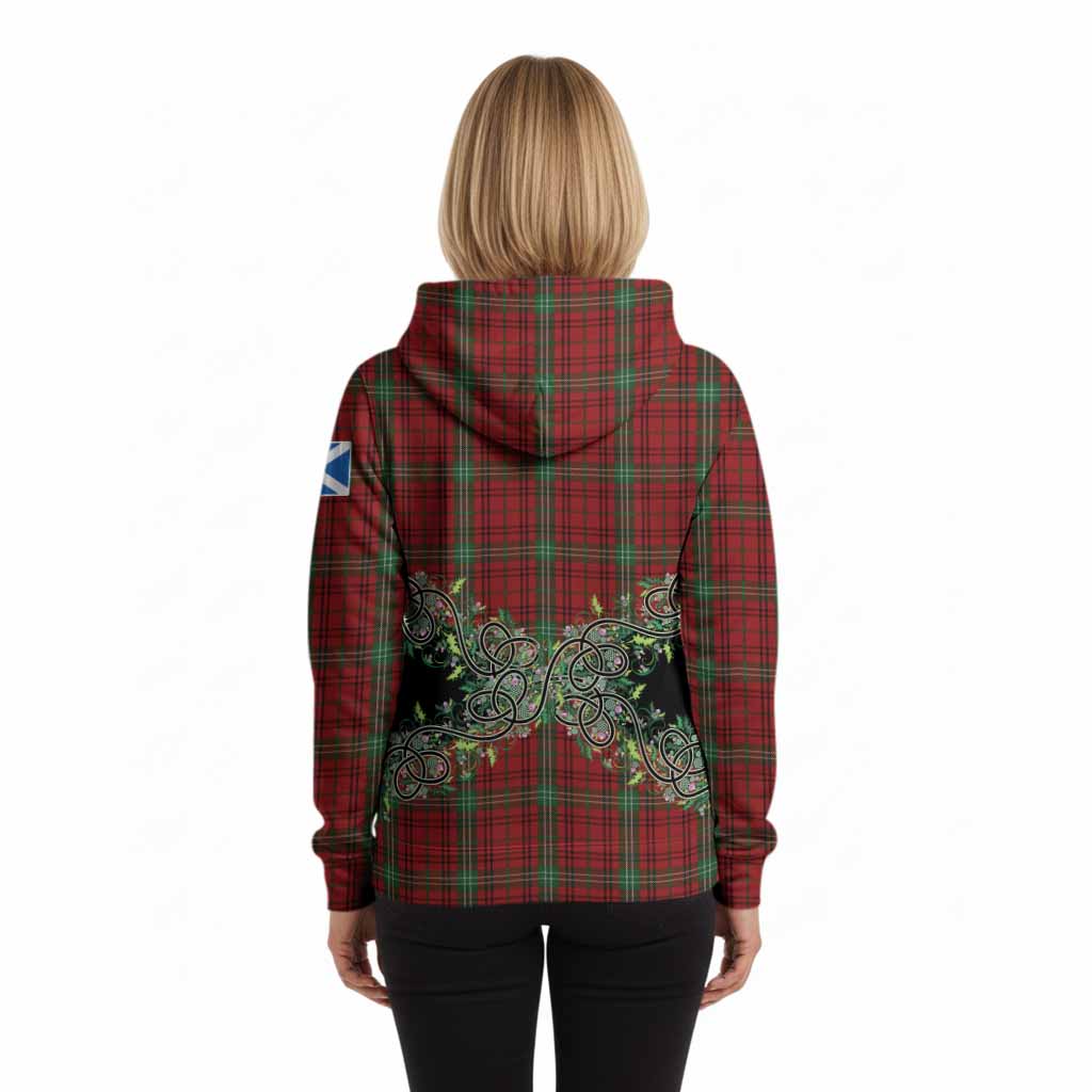 Morrison Tartan Hoodie Thistle Scottish Spirit