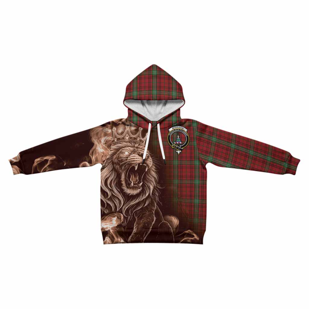 Morrison Tartan Kid Hoodie Roaring Lion Heritage