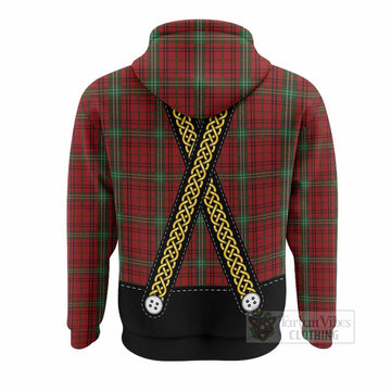 Morrison Tartan Lederhosen Costume Hoodie Scotland Celtic Knot Motif