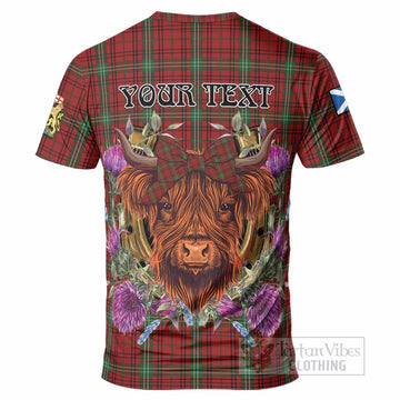 Morrison Tartan T-Shirt Scottish Thistle Heilan Coo