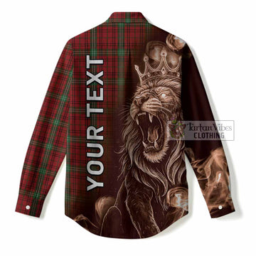 Morrison Tartan Women Casual Shirt Roaring Lion Heritage