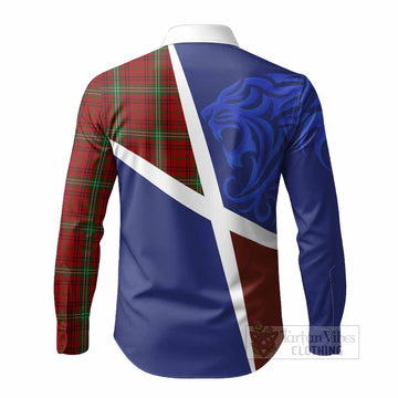 Morrison The Scottish Football Crest Long Sleeve Button Shirts Lion-Tartan Army