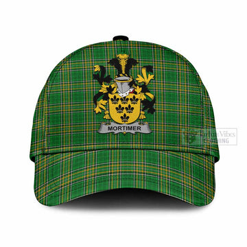 Mortimer Irish Clan Tartan Classic Cap with Coat of Arms Classic Cap Universal Fit - Tartan Vibes Clothing