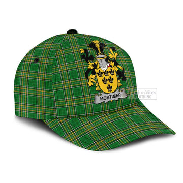 Mortimer Irish Clan Tartan Classic Cap with Coat of Arms - Tartan Vibes Clothing