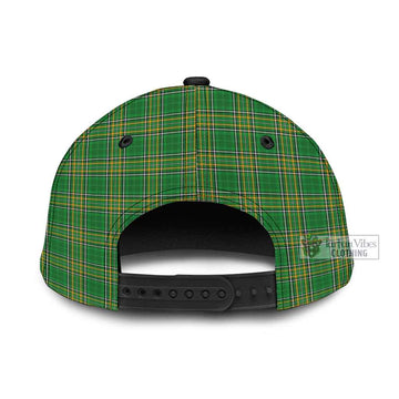 Morton Irish Clan Tartan Classic Cap with Coat of Arms - Tartan Vibes Clothing