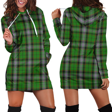 Moss Tartan Hoodie Dress - Tartan Vibes Clothing