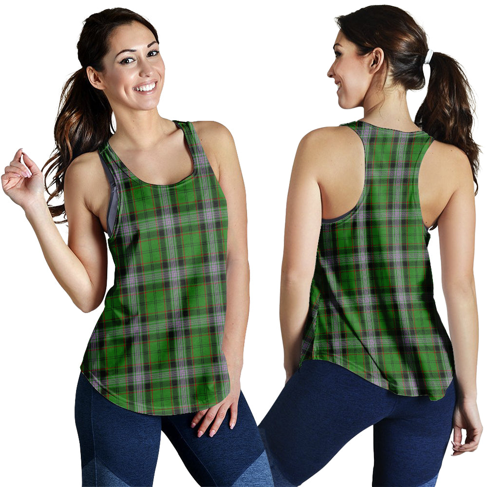 Moss Tartan Women Racerback Tanks 4XL - Tartan Vibes Clothing