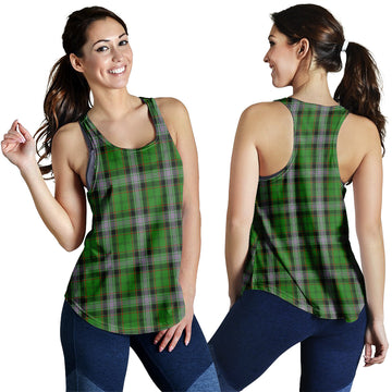 Moss Tartan Women Racerback Tanks 4XL - Tartan Vibes Clothing
