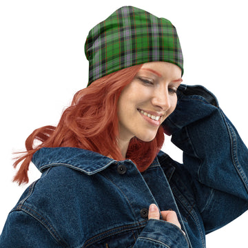 Moss Tartan Beanies Hat Adult 10.8 × 11 inches - Tartan Vibes Clothing