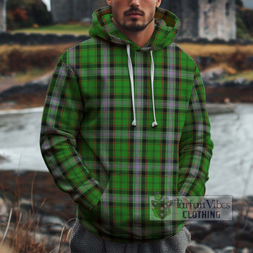 Moss Tartan Cotton Hoodie Zip Hoodie - Tartan Vibes Clothing