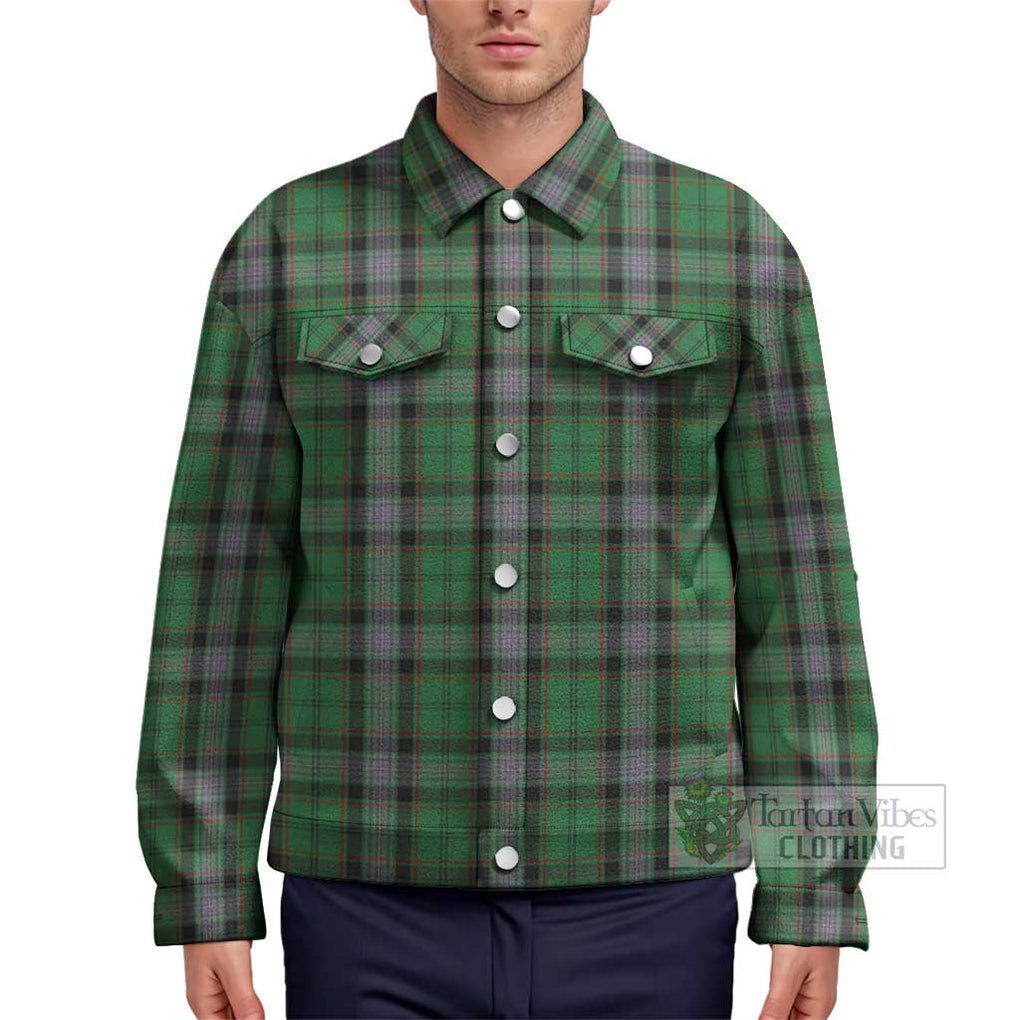 Moss Tartan Unisex Lapel Cotton Jacket Unisex - Tartan Vibes Clothing