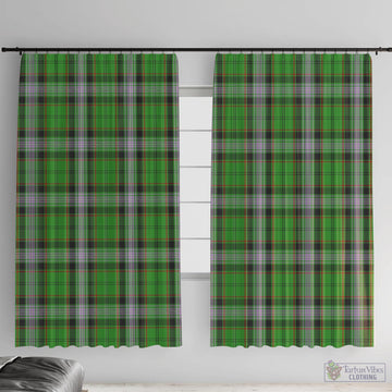 Moss Tartan Window Curtain