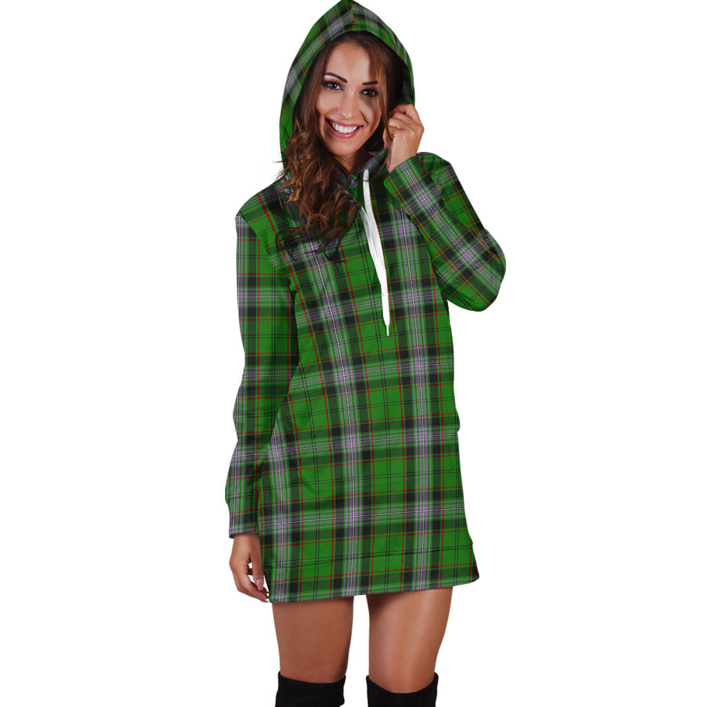 Moss Tartan Hoodie Dress - Tartan Vibes Clothing