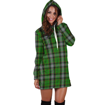 Moss Tartan Hoodie Dress - Tartan Vibes Clothing