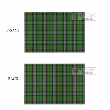 Tartan Vibes Clothing Moss Tartan House Flag