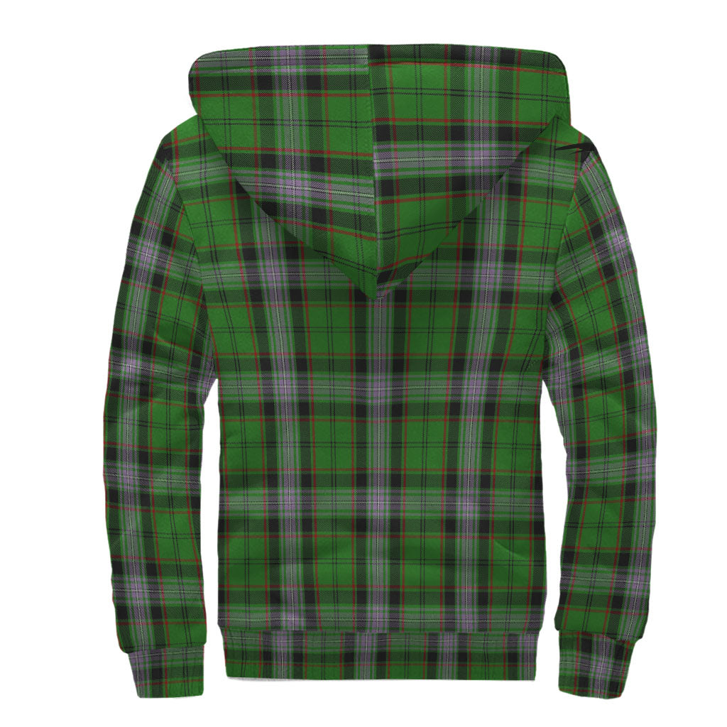 Moss Tartan Sherpa Hoodie - Tartan Vibes Clothing