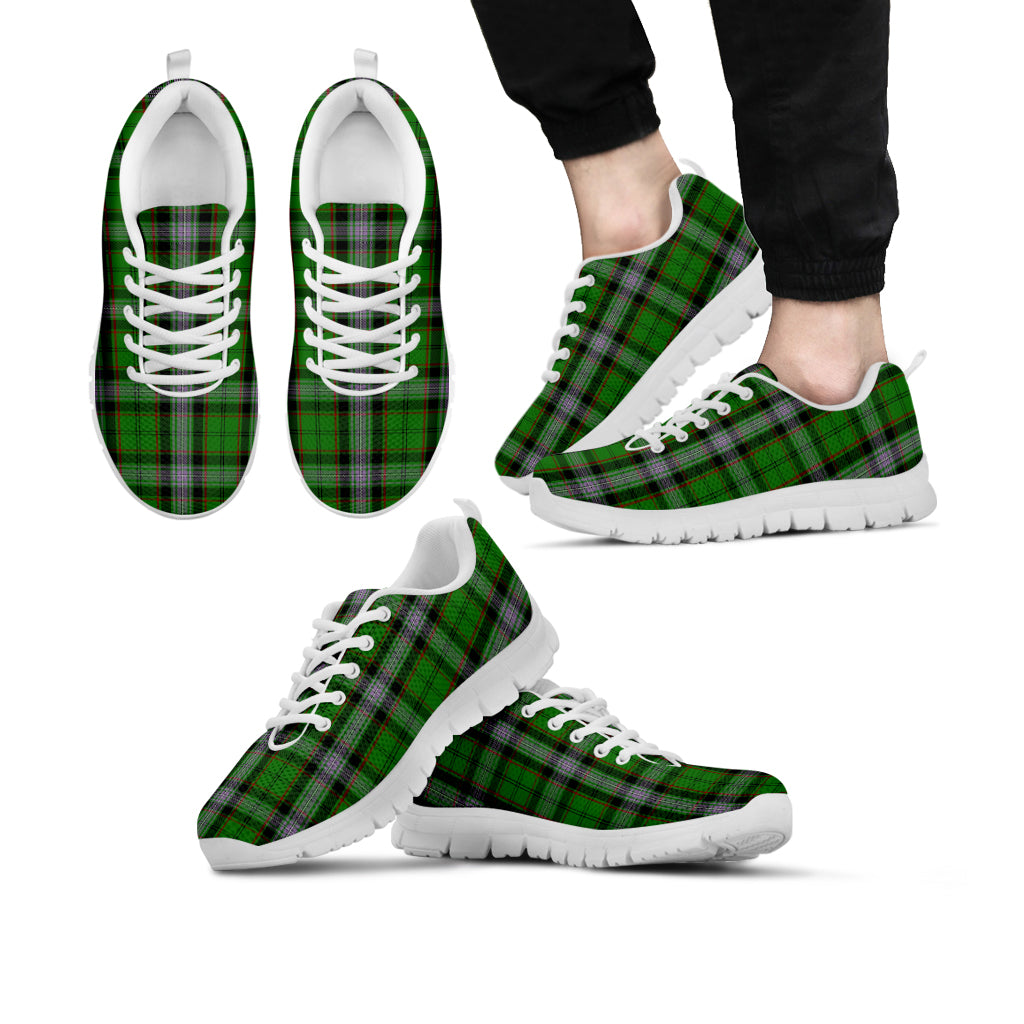 Moss Tartan Sneakers - Tartan Vibes Clothing