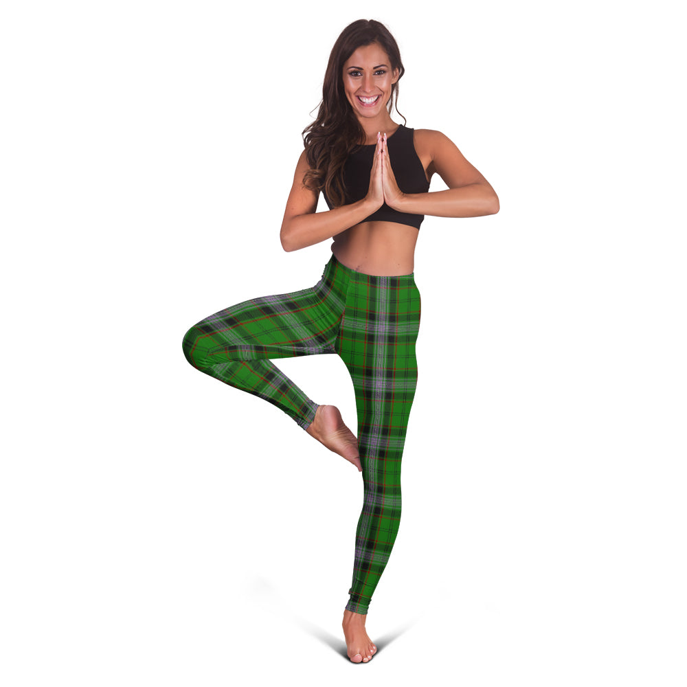Moss Tartan Womens Leggings - Tartan Vibes Clothing