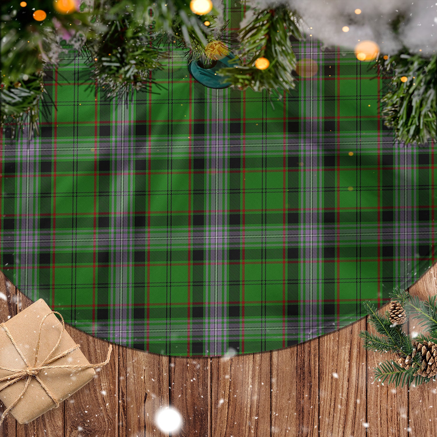 Moss Tartan Christmas Tree Skirt - Tartan Vibes Clothing