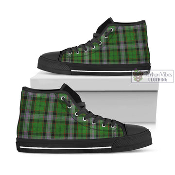 Moss Tartan High Top Shoes - Tartan Vibes Clothing
