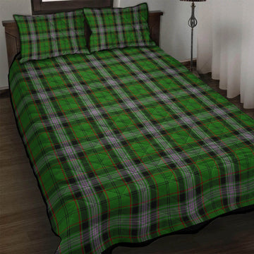 Moss Tartan Quilt Bed Set