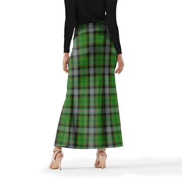 Moss Tartan Womens Full Length Skirt - Tartan Vibes Clothing