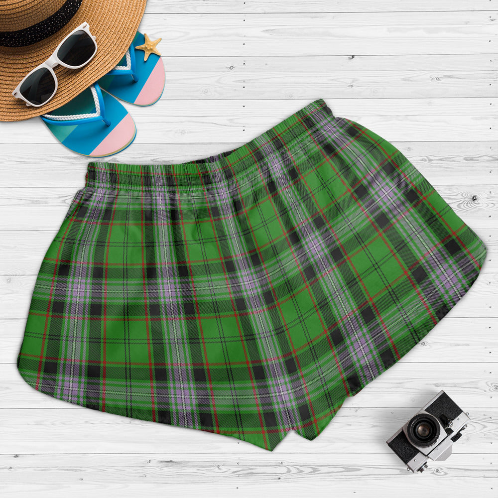 Moss Tartan Womens Shorts - Tartan Vibes Clothing