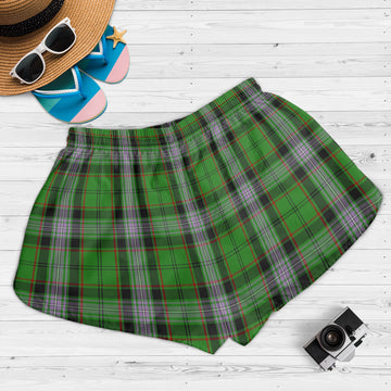 Moss Tartan Womens Shorts - Tartan Vibes Clothing