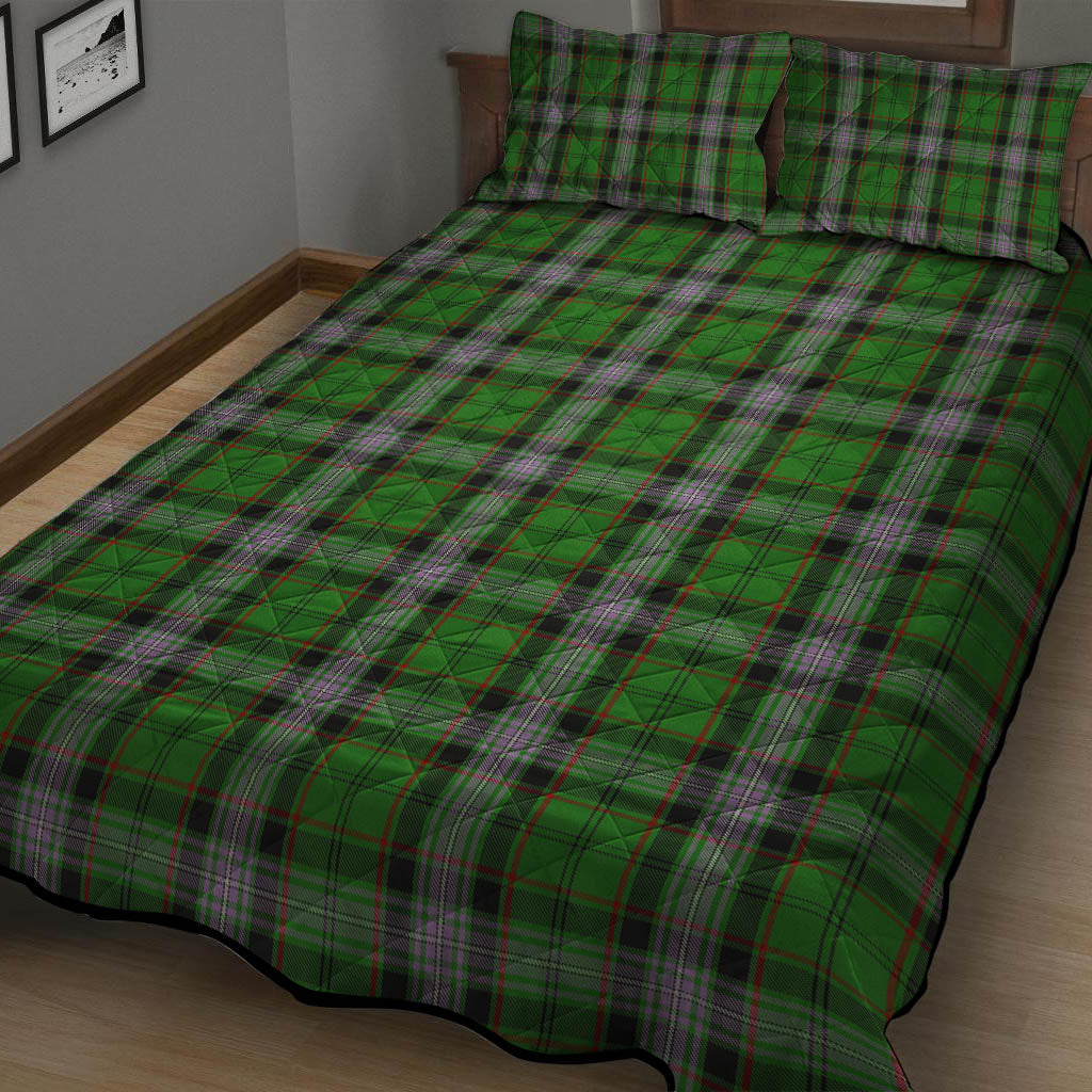 Moss Tartan Quilt Bed Set - Tartan Vibes Clothing