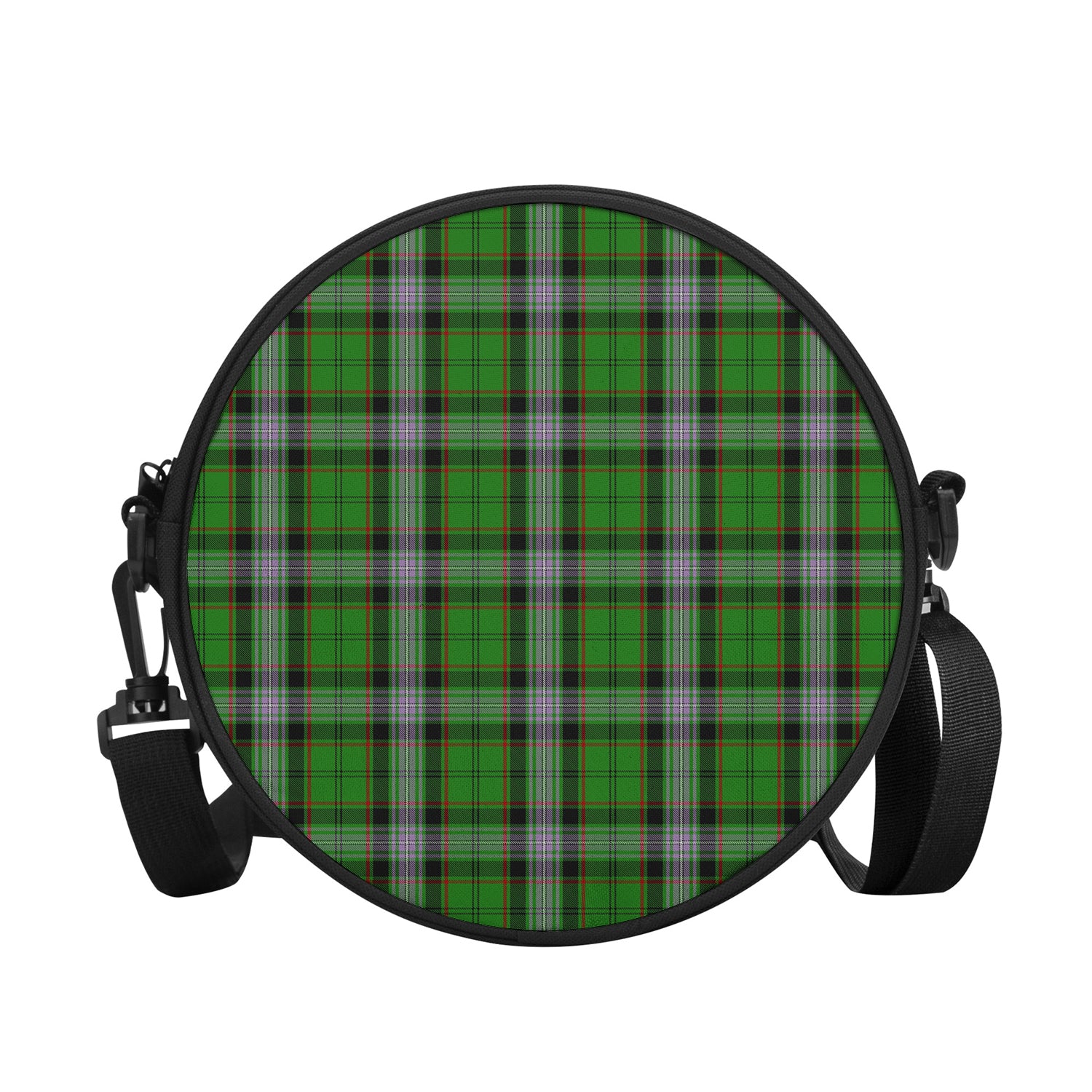 Moss Tartan Round Satchel Bags - Tartan Vibes Clothing