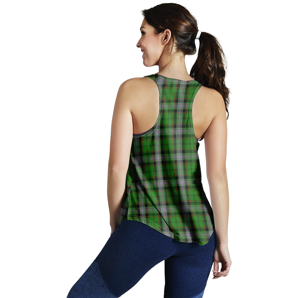 Moss Tartan Women Racerback Tanks - Tartan Vibes Clothing