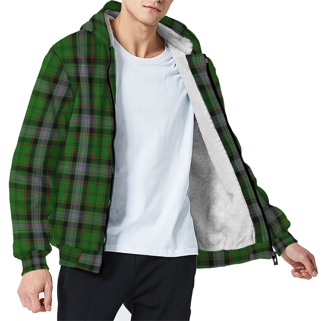 Moss Tartan Sherpa Hoodie - Tartan Vibes Clothing