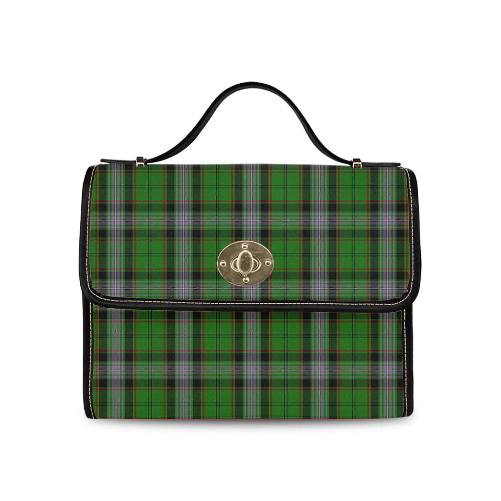 moss-tartan-leather-strap-waterproof-canvas-bag