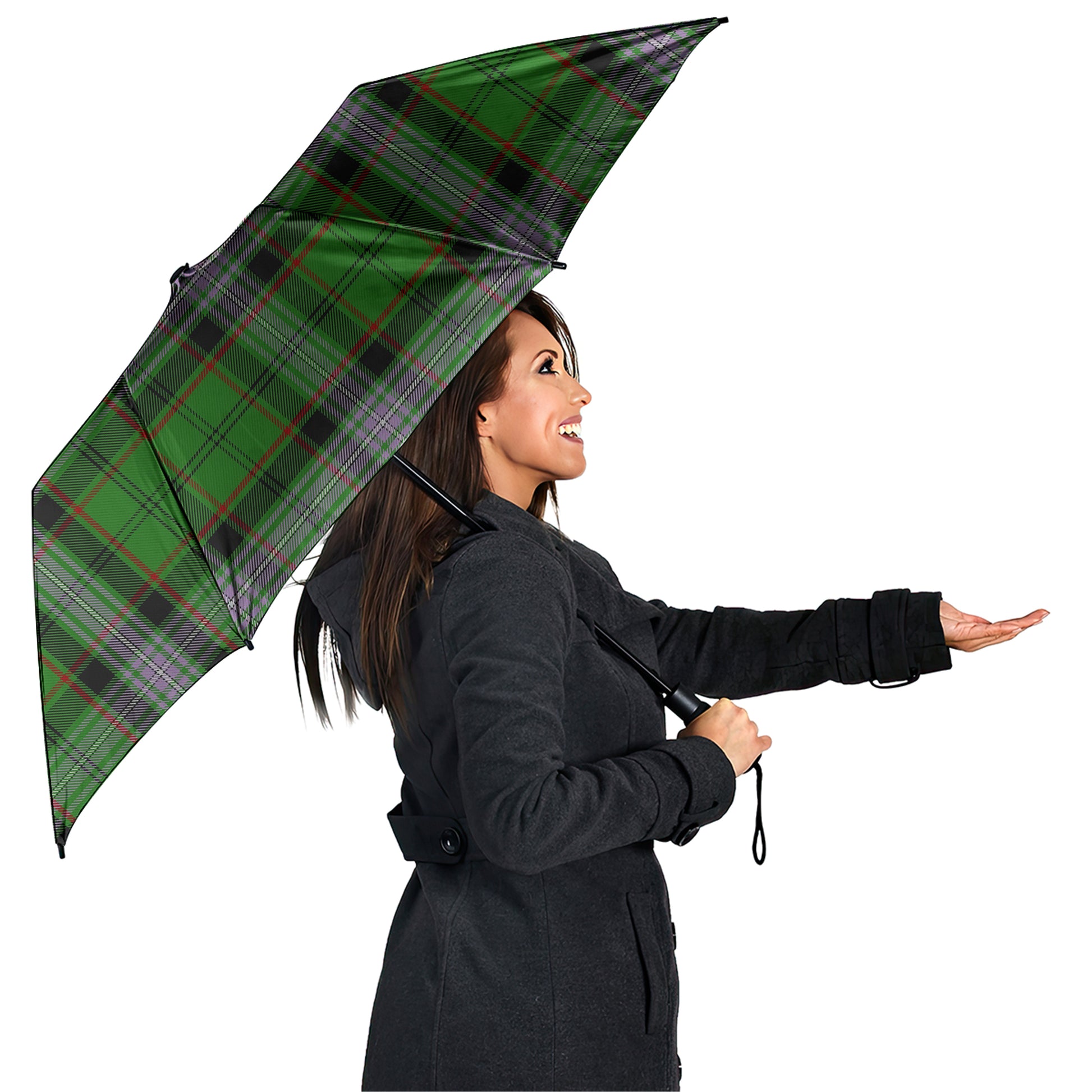 Moss Tartan Umbrella - Tartan Vibes Clothing