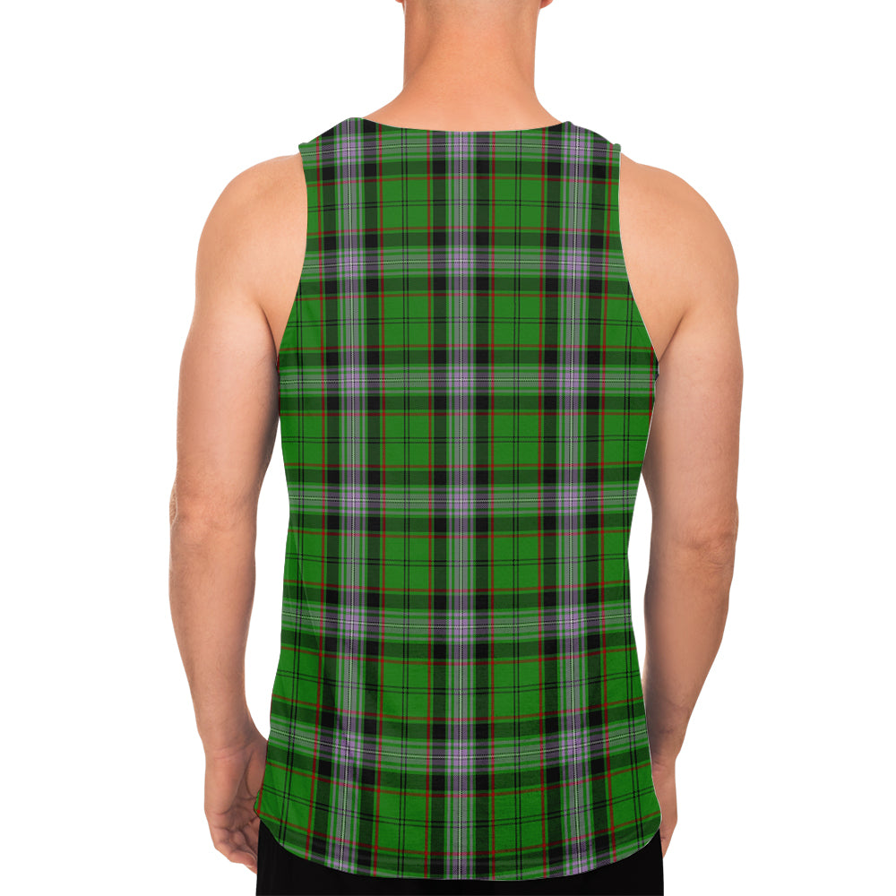 Moss Tartan Mens Tank Top - Tartan Vibes Clothing