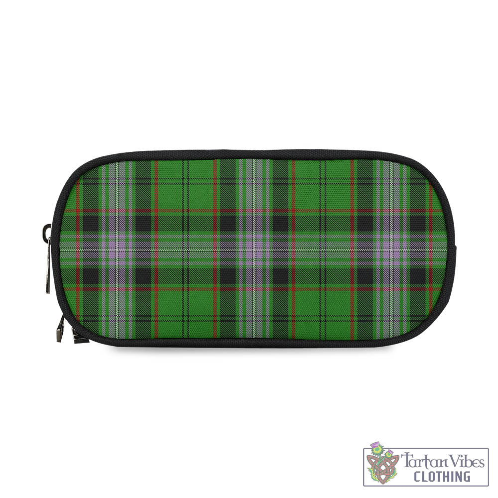 Moss Tartan Pen and Pencil Case - Tartan Vibes Clothing