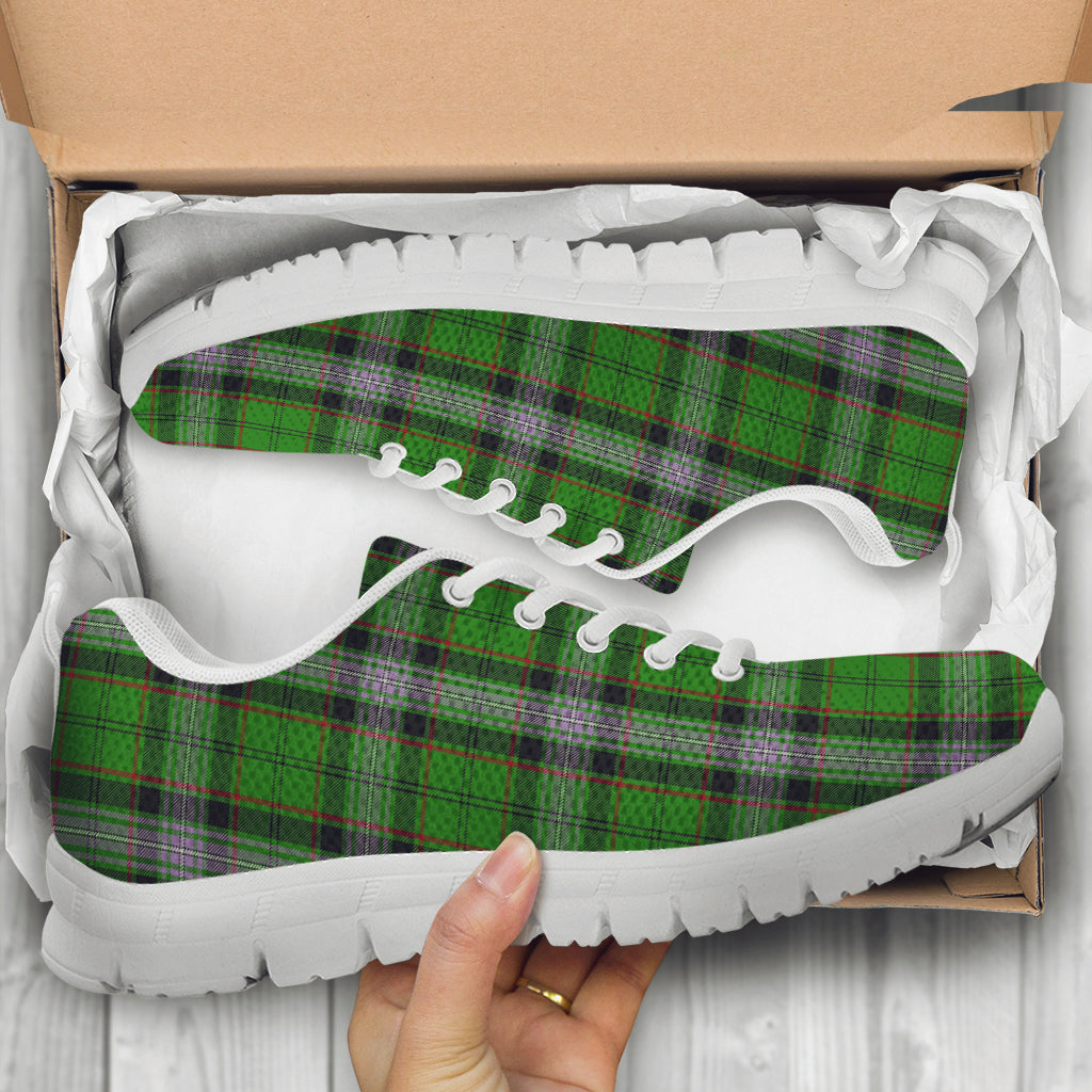 Moss Tartan Sneakers - Tartan Vibes Clothing